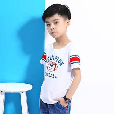 

Children into boys summer 2018 new jacket leisure short-sleeved cotton T-shirt small cuhk childrens summer baby boomers