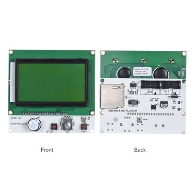 

Smart Controller LCD12864 Display with Adapter Cables for Reprap Ramps14 3D Printer
