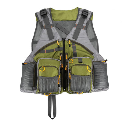 

Lixada Adjustable Fly Fishing Vest Mesh for Men&Women Premium Gear Packs&Vests for Fly Fishing