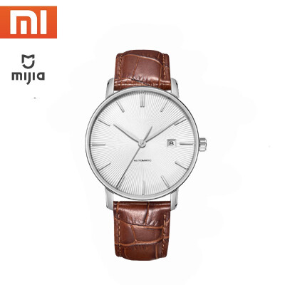 

Original xiaomi mijia TwentySeventeen Mechanical watch With Sapphire Surface Leather Strap Fully automatic mechanical movement