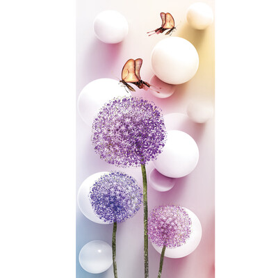 

DIY 5D Handmade Diamonds Embroidery Painting Set Dandelion Round Diamond Pasted Cross Stitch Mosaic Home Decoration 30 56cm