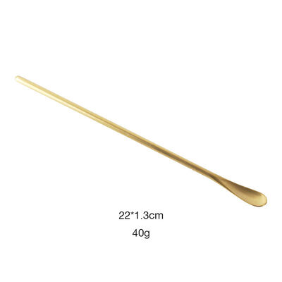 

Long Handle Stainless Steel Coffee Tea Cocktail Stirring Spoon Gold