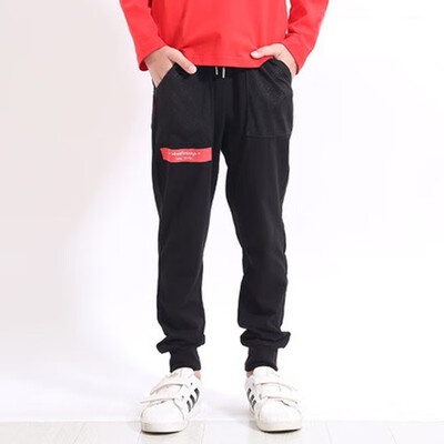 

Boys pants autumn 2018 new childrens knitted thin sports trousers small children big baby