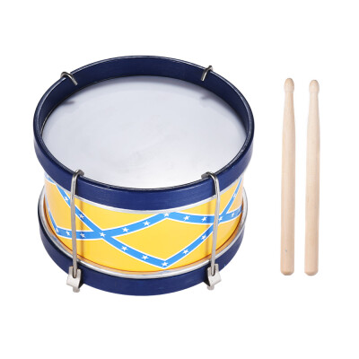 

Colorful Snare Drum Musical Toy Percussion Instrument with Drum Sticks Strap for Children Kids