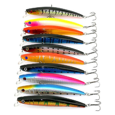 

10PCS 115cm112g Fishing Lure Bait Tackle Trout Minnow 4 Hooks Hard Bait Artificial Lures Fishing Lure Kit Set