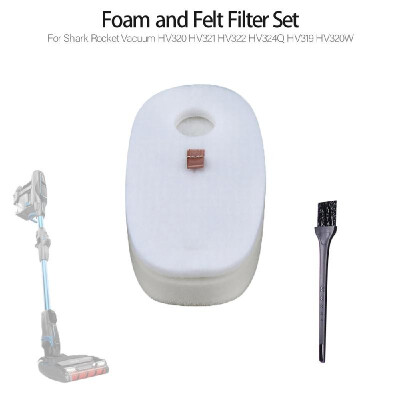 

3 Pack Vacuum Foam&Felt Filter Set for Shark Rocket Vacuum HV320 HV321 HV322 HV324Q HV319 HV320W