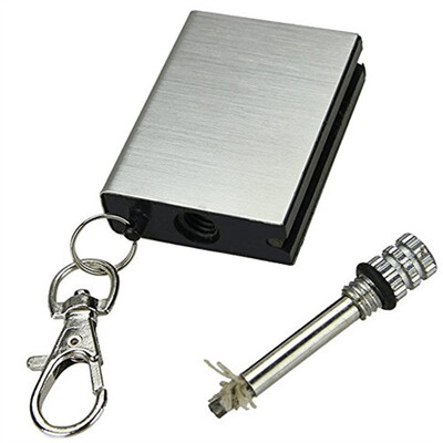

Hiking Survival Fire Flint Metal Match Lighter Matchbox Camping Outdoor 5PCS