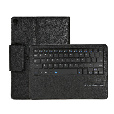 

Smart Keyboard Case for iPad Pro 105 Smart Case Stand Folio Cover with Wireless Bluetooth Keyboard Black