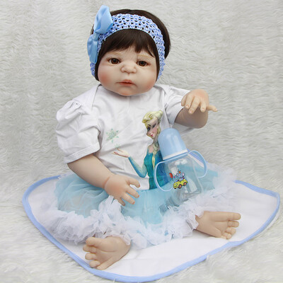 

Real Looking Reborn Baby Doll 23 57cm Full Vinyl Body Waterproof Newborn Babies Girl Lifelike Baby Doll For Kids Birthday Gift