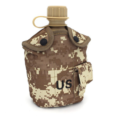 

1Pcs Camouflage Military Molle Tactical Water Bottle Bays Outlook Kettle Carrier Holder Hiking Bicycle Camping Sport Water Bag