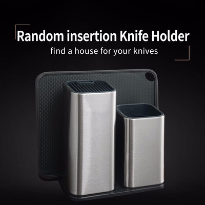 

XYj 6" 8" inch Knife HolderCutting Boards Multifunctional Kitchen Knife Stand Christmas Gift Tool Holder Kitchen Accessories