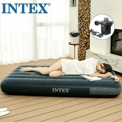 

INTEX 2019 new 64732 line pull air mattress camping air bed outdoor mat domestic air bed lunch break recliner single folding bed 9919125cm