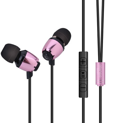 

Abingo in-ear mobile phone headset universal metal with wire headset S600i Amazon cross-border exclusive