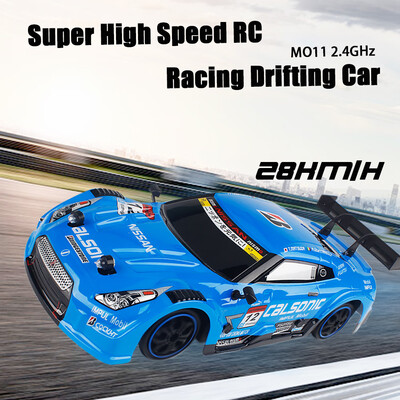 

MO11 116 RC Car Racing Drifting Car 28kmh 4WD High Speed Two Types Tires Kids Gift RTR
