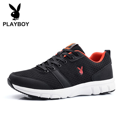 

Playboy PLAYBOY sports mesh casual shoes mens lightweight low cut skid 74752412-1 black 43