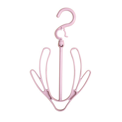 

1Pc Plastic Drying Rack Shoes Hanging Storage Shelf 2 Hooks Shoes Stand Hanger Organizer