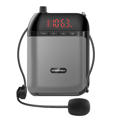 

Hyundai HYUNDAI H16 portable amplifier outdoor speaker bee loudspeakers teacher guide shopping guide dedicated waist hanging teaching card amplifier speaker black