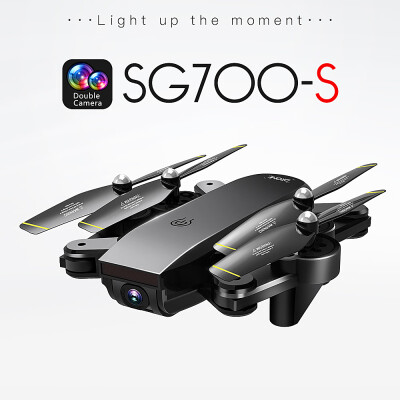 

SG700-S 1080P Wide Angle Camera Optical Flow Positioning Wifi FPV Altitude Hold Gesture Controlled Foldable RC Training Drone for