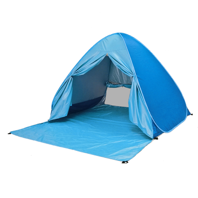 

5 person Outdoor Automatic Free build camping beach park prayer shade big tent include curtain Anti-UV Picnic fishing hiking cold