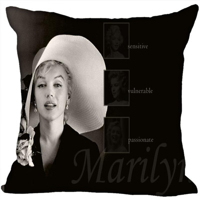

Marilyn Monroe Hot Sale Pillow Case High Quality New Years Pillowcase Decorative Pillow Cover For Wedding Decorative Christmas