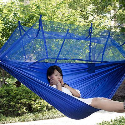 

Portable Single-person Mosquito Net Hammock Hanging Bed for Travel Camping