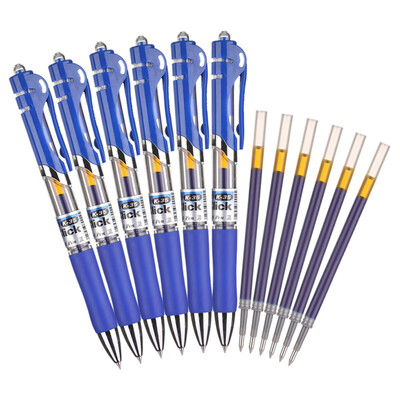 

Morning Light &G K3505mm Blue Classic Bullet Gel Pen Pen Pen Refill Set 6 Pens 6 Cores HAGP1036