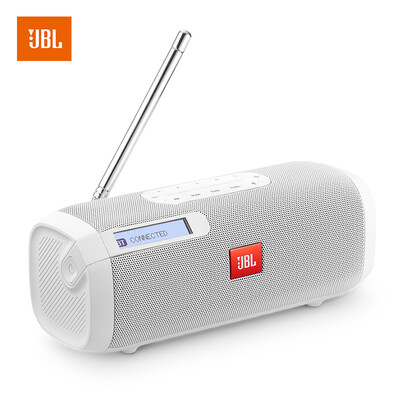 

JBL TUNERFM WHT Wireless Bluetooth Speaker Portable Audio Phone Computer External Player FM Radio White