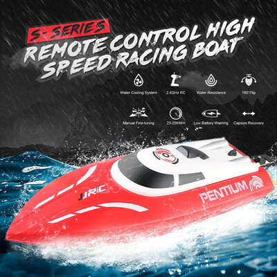 

JJRC S1 Pentium 24GHz 2CH 25KMh Portable Mini RC Boat Remote Control Speedboat