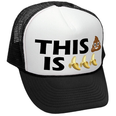 

The Goozler This Shit is Bananas - Funny Parody Joke - Adult Trucker Cap Hat