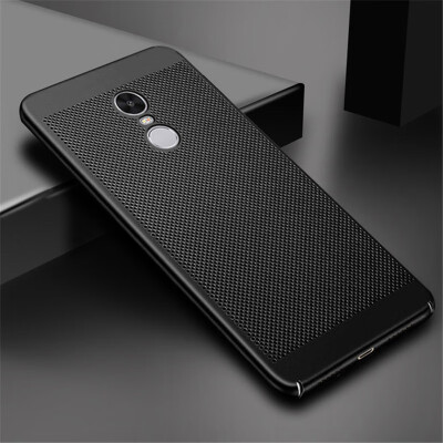 

Goowiiz Phone Case For Xiaomi RedMi Note 4Note 4XNote 33S4A4X Full Protection Slim Hard PC Breathable Grid Back Cover