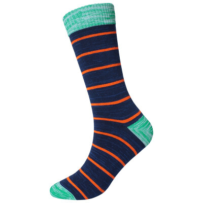 

LifeWheel Men & Women Colorful Funky Cotton Striped Pattern Long Dress Crew Socks For Thick Autumn Winter Business Casual