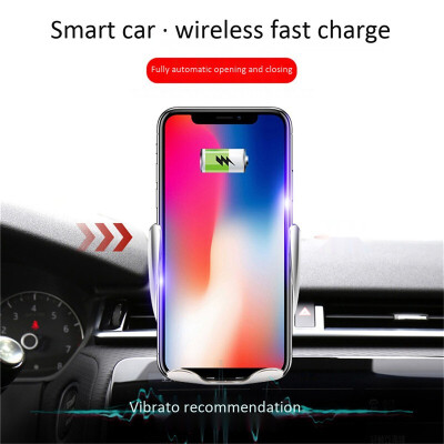 

Upscale Wireless charging Car Phone Holder for iPhone Samsung Universal Car Holder in Car Air Vent Mount Smartphone Support