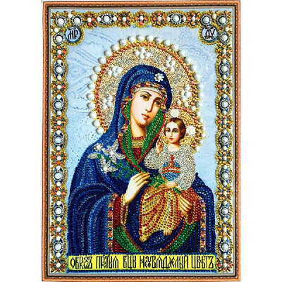 

DIY 5D Diamond Painting Religion Icons Portrait Cross Stitch Embroidery Decoration Gifts Resin Round Diamond 3040cm