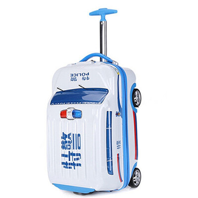 

Hot Kids fashion rolling luggage bags children schoolbag cartoon car travel trolley case cute baby carry on suitcase school bag