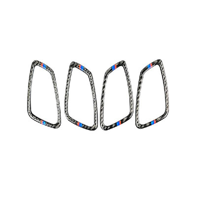 

Carbon Fiber For BMW E90 E92 3 Series Carbon Fiber Car Interior Door Handle Frame Trim 2005-2012 Car Styling Accessories 320i 325i