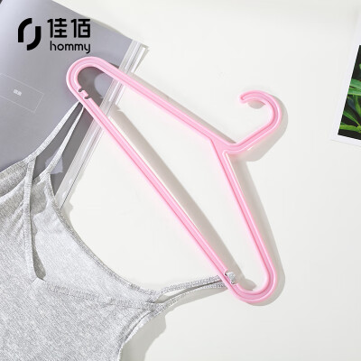 

Jiayi wet&dry plastic hangers 20 sticks adult clothes rack 40CM shoulder width pink 2H055