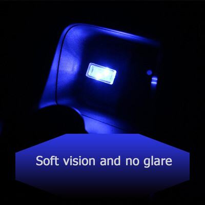 

Car USB LED Atmosphere Lights Decorative Lamp Emergency Lighting Universal PC Portable Plug&Play RedBlueWhite