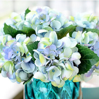 

Artificial flower fake flower single sea shell hydrangea flower arrangement small orange wine red wedding home decoration desktop