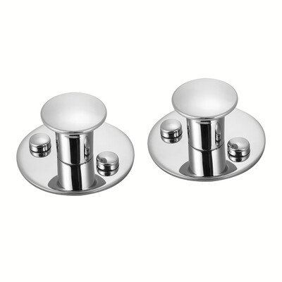 

2pcsset Good Quality Stainless Steel Round Hooks Multifunctional Space-saving Clothes Hook SS Wall-mounted Hooks Single Hook Set