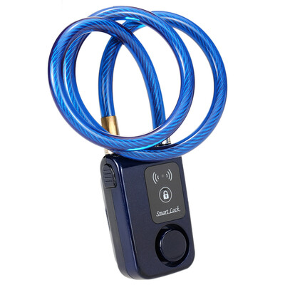 

80cm Wire Rope Smart Lock Anti Theft Alarm Keyless Phone APP Control Smart Lock