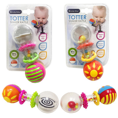 

Baby Shaker Rattle Grab&Spin Rattle Bead Barbell Musical Toys Color May Vary