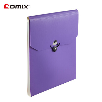 

Comix Portable A4 Expanding File Folder 5 Pockets Accordion Paper Documents Organizer for Business Office Worker School Supplies G