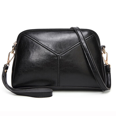 

Small PU Leather Shoulder Bag Casual Ladies Handbag Women Crossbody Bag Leather Zipper Bag for Women Ladies Girl
