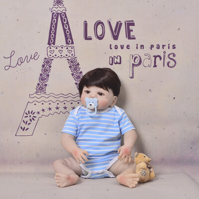 

23 Inch Full Body Silicone 57 cm Baby Doll Realistic Princess Reborn Doll Baby Girl Wholesale Toddler Play Toy Kids Gifts