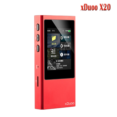 

xDuoo X20 HiFi Lossless High Fidelity Digital Audio Music Player Red