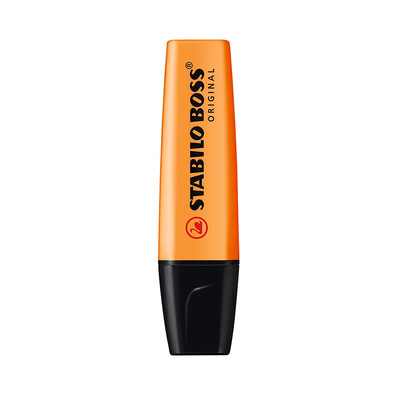 

STABILO Boss BOSS Highlighter Orange 7054 Candy Color Fluorescent Marking Students use color to draw focus is not easy to dry