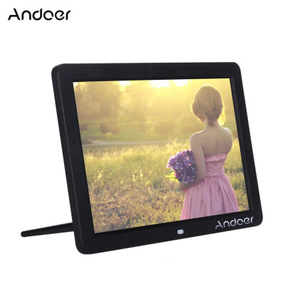 

Andoer 12" Wide Screen HD LED Digital Picture Frame Digital Album High Resolution 1280800 Electronic Photo Frame with Remote Cont