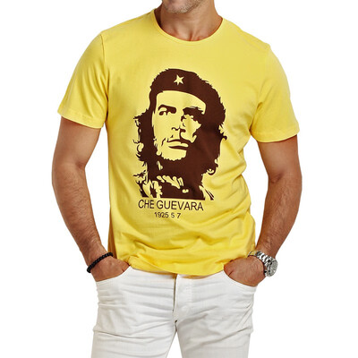 

E-BAIHUI Brand summer style cotton mens t shirt casual tops tees Fitness Men T-shirt Camisetas Swag Che Guevara t-shirts Y033