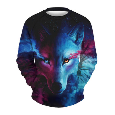 

Aowofs New Mens 3D Printed Pullover Womens Sweater No Suede Inside CBA003
