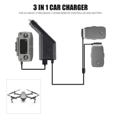 

Car Battery Charger Triple Output USB 2 x Battery for DJI Mavic 2 Pro Zoom Remote Controller&Battery